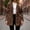 A1-Brown, variant on Leopard Print Coats for Women Soft Cozy with Pockets Loose Fit Casual Hooded Fuzzy Jackets Long Sleeve Fall Outfits Animal Print Open Front Outerwear Fall Fashion Winter Coats