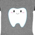 thumbnail image 3 of Inktastic Cute Tooth Boys or Girls Baby Bodysuit, 3 of 4