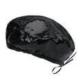thumbnail image 5 of KANG Glitter Style Beret For Elegant Daily Wear Soft Slouchy Hat Feminine Dressy Occasion Black A, 5 of 5