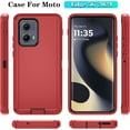thumbnail image 6 of HCTian Phone Case for Motorola Moto Edge 5G 2024 Case, Heavy Duty Shockproof & Dropproof 3-Layer Cover Phone Case for Motorola Moto Edge 2024, 6 of 6