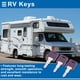 thumbnail image 2 of Llaves de Repuesto G-301-390 para Campers de RV, Cerraduras de Gabinetes, Llave de Caja de Herramientas 3 Pcs, 2 of 7
