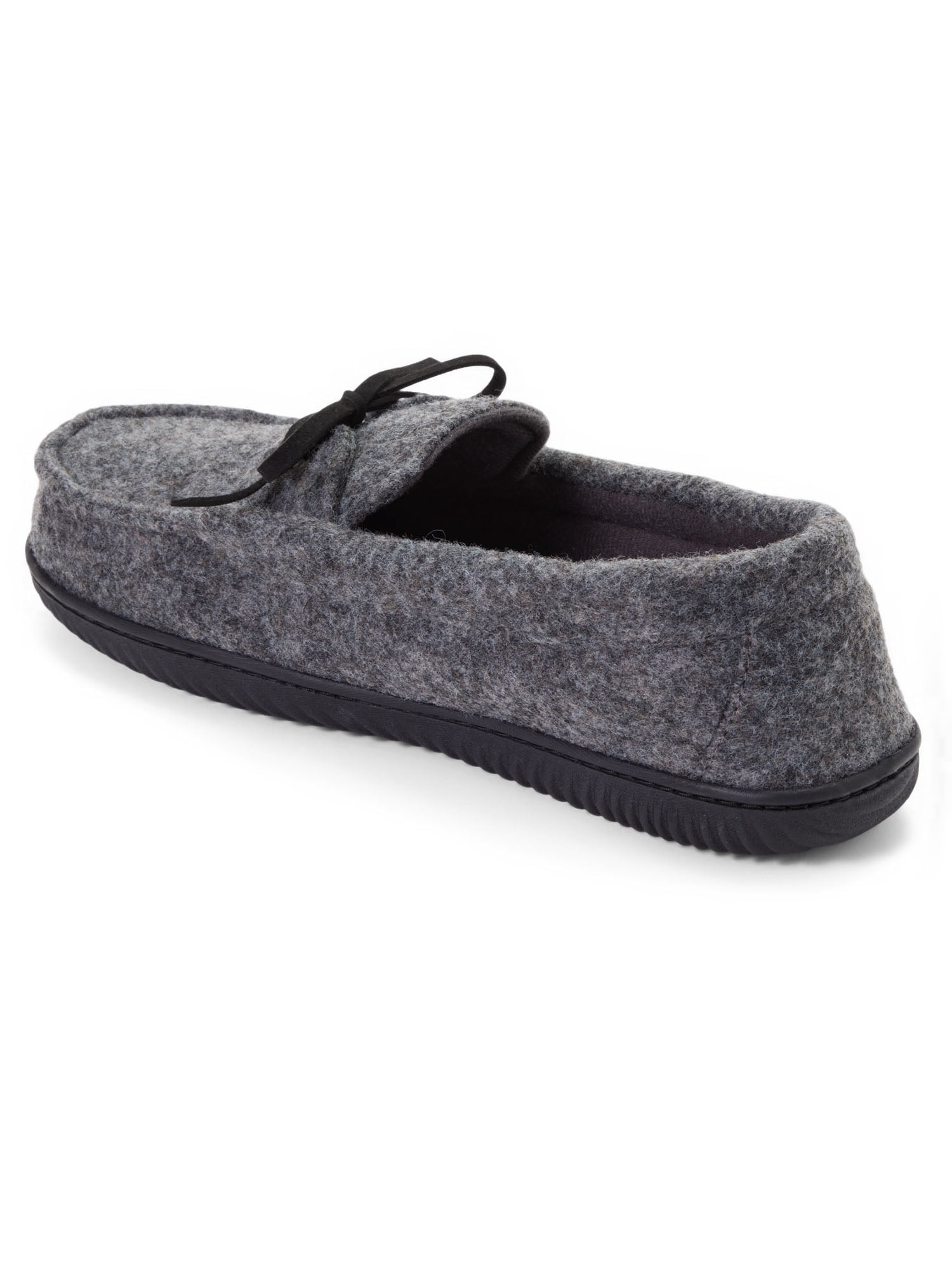 Dearfoams Cozy Comfort Men's Conrad Tie Moccasin Slippers