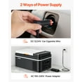thumbnail image 6 of VEVOR Car Refrigerator, DC 12/24V AC100-240V Compressor Electric Cooler, -4°F to 68°F Car Fridge with APP Control, 21 QT Cars Freezer for RVs, Campsites, Boats, Camping, Fishing, 60W Portable Freezer, 6 of 9
