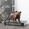 thumbnail image 2 of Estatua mecánica de perro punk, estatua mecánica de perro de resina, adornos creativos industriales de resina steampunk, decoración de estantería de escritorio de oficina, escultura coleccionable JM, 2 of 5