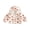 Beige, variant on RUINIXCW Toddler Baby Girl Fall Jacket with Pockets Casual Strawberry Bow Floral Print Zip Up Hooded Long Sleeve Coat