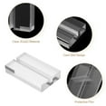 thumbnail image 3 of Uxcell 5Pcs 30 x 50 mm Acrylic Place Card Holders Clear Card Holder Stand Clear, 3 of 5