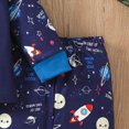 thumbnail image 6 of NOLDARES Toddler Kids Pajamas 2pcs Long Sleeves Pjs Sets Print PJs for Girl Boys Fall Winter Sleepwear(H020-Blue), 6 of 9