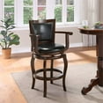 thumbnail image 3 of Boraam Jones Tabouret de Bar Pivotant Hauteur Bar en Cappuccino, 3 of 9