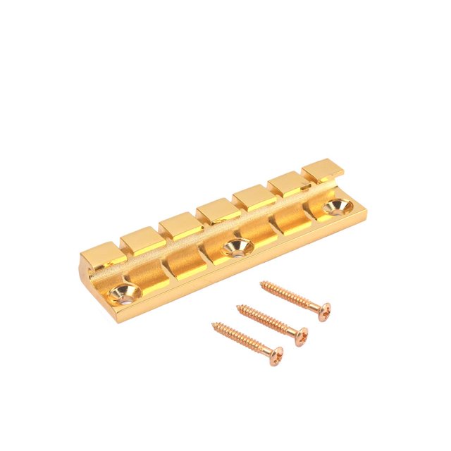 Puente Fijo de Guitarra de de Oro Duradero para Guitarra Eléctrica Caja de Piezas de Guitarra Gloria Puente fijo de guitarra