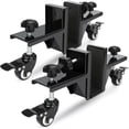 thumbnail image 2 of Heavy Duty Door Panel Dolly Cart, Adjustable Thickened Swivel Caster Wheels With 2-Piece Universal Trolley Set, For Door Installation Moving Transporting Carrying Doors, 2 of 6