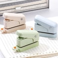 thumbnail image 1 of TTJ 6 Hole One Handed Hole Punch Mini Portable Puncher with Guide Ruler for A4 A5 B5 Loose Leaf Office Document Organizer Simple Efficient Filing, 1 of 7