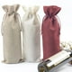 thumbnail image 2 of 3 uds. Bolsas de yute y lino para botellas de vino, fundas para botellas de fiesta de bodas, bolsas de regalo de lino, bolsas para paquetes de vino, 2 of 8