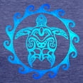 thumbnail image 3 of CafePress - Blue Tribal Turtle Sun T Shirt - Womens Tri-blend T-Shirt, 3 of 4