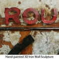 thumbnail image 3 of Empire Art Direct PMO-120722-3232 Primo Mixed Media Hand Painted Iron Wall Sculpture - Route 66, 3 of 11