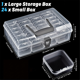 thumbnail image 2 of Caja organizadora de cuentas con asa, 24 cajas de plástico rectangulares para almacenamiento, mini cajas transparentes para almacenar cuentas, 2 of 7