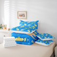 thumbnail image 5 of YST Cartoon Dino 7Pcs Comforter Set, Colorful Dinosaurs Kids Bed in a Bag, Queen Size, 5 of 5