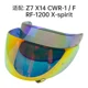 thumbnail image 2 of Visera para casco SHOEI X-14 X14 Z-7 Z7 CWR-1 CWR1 NXR RF-1200 RF1200 X-Spirit III XSpirit 3 X-Fourteen X Fourteen RYD CWR-F CWRF, 2 of 5