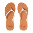 thumbnail image 3 of Roxy Womens Costas Flat Round Toe Flip-Flops, 3 of 4