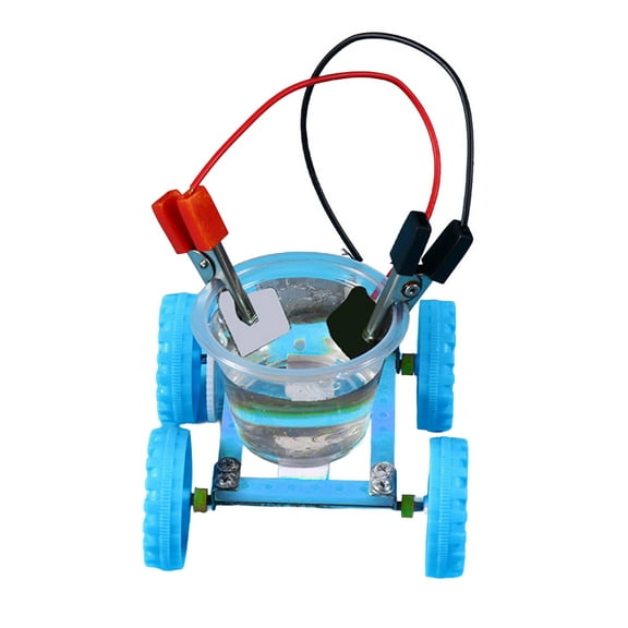 COOLHOOD Interactive Saltwater Powered Vehicle Assembly Toy Educational Saltwater Power Generation Car Model for Kid Aged 7-14