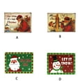 thumbnail image 4 of Naiovety Letrero de rectangular para Navidad, muñeco de nieve decorativo de dibujos animados, decoración de mesa, placa para álbum de Kits de decoración para fiestas Tipo 3, 4 of 6