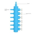 thumbnail image 4 of Beautiful Oxygen Pump Adapter, 2PCS Air Pipe Fish  Air Splitter, Special Design Fish  for Aquarium 2 Way,3 Way,4 Way,5 Way,6 Way, 4 of 8