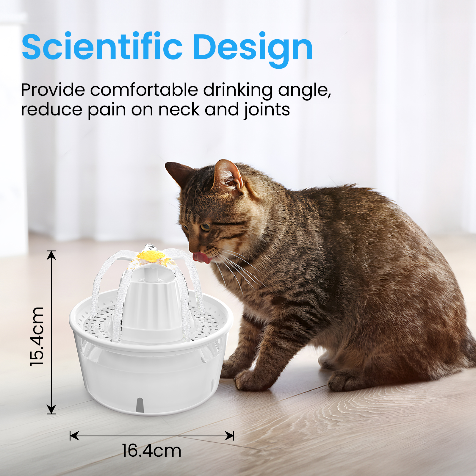 MASBRILL Pet Fountain Automatic Water Dispenser photo 2