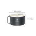 thumbnail image 3 of Dvruxg Stainless Steel Instant Noodle Bowl, Dormitory-Friendly Lunch Box, Drainable Rice Bowl with Lid, Large Capacity Student Bowl, 3 of 5