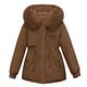 thumbnail image 1 of Puntoco Abrigo Otoño Moda Mujer Casual Cómodo Manga Larga Con Capucha Bolsillo Cordón Parkas Liquidación Puntoco Puntoco-1, 1 of 6