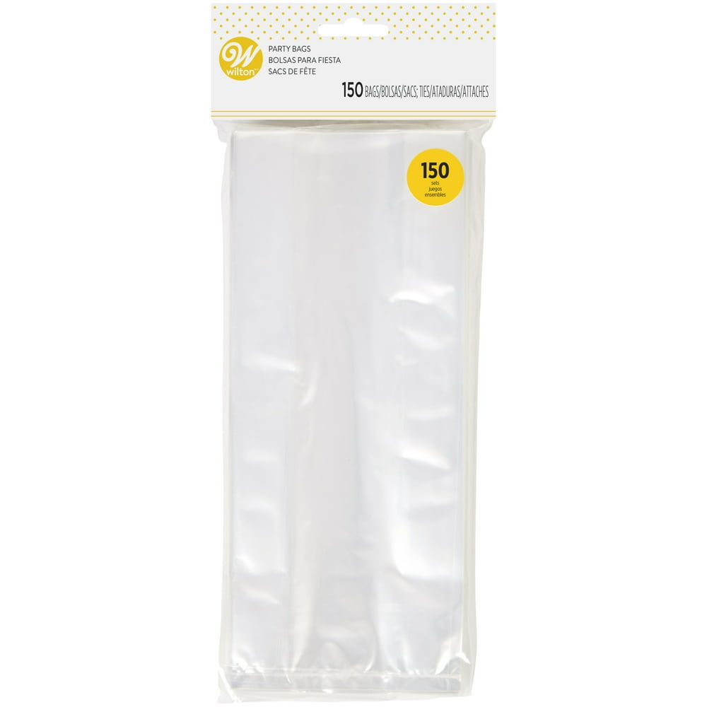 Wilton Clear Treat Bags, 150Count
