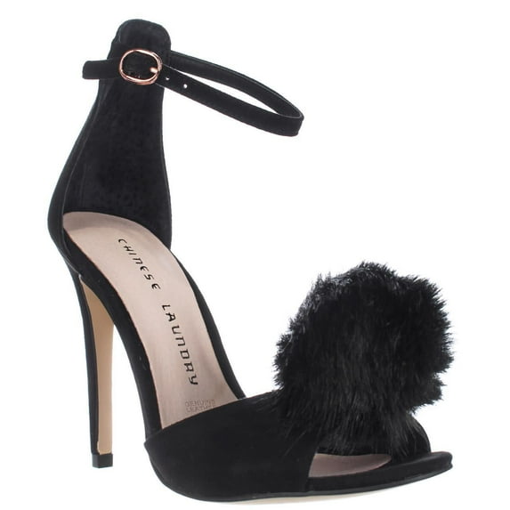 Womens Chinese Laundry Jannet Ankle Strap Dress Sandals, Black