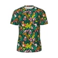 thumbnail image 5 of Wukai Cute Tribal Leopards Print Men's Short-Sleeved Mesh T-Shirt,Quick-Dry Short Sleeve Workout T-Shirt-XX-Large, 5 of 8