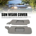 thumbnail image 3 of Sun Visor Cover, Pair Left Driver and Right Passenger Side PU Leather Sun Visor Protector Cover for Mustang 1994-2004, Easy Installation, Sporty Style, 3 of 7