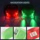 thumbnail image 5 of 4 x LED Boat Navigation Lights for Boat Yacht Motorboat Bike Hunting Night Running Fishing (Red, Green), 5 of 5