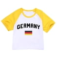 thumbnail image 3 of Girls Big Kids Summer German Flag Print Short Sleeve Two PC Set, 3 of 4