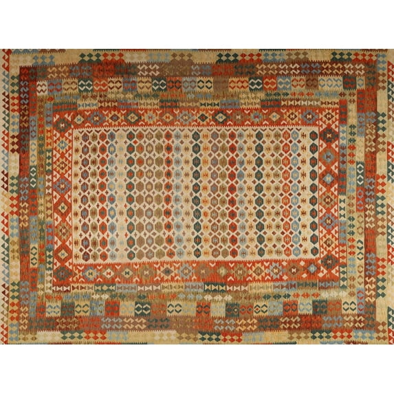Ahgly Company Machine Washable Indoor Rectangle Contemporary Mahogany Brown Area Rugs, 5' x 7'