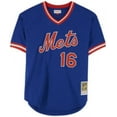 thumbnail image 2 of Dwight Gooden New York Mets Autographed Blue Mitchell & Ness Replica Jersey with "1985 NL Cy Young" Inscription - Fanatics Authentic Certified, 2 of 4