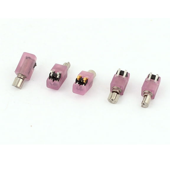 5Pcs DC2-3V 1500RPM 4mm Dia Coreless Vibrating Motor for Mobile Phone