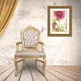 thumbnail image 3 of Derman, Dawn 24x32 Gold Ornate Wood Framed with Double Matting Museum Art Print Titled - Pink Wildflower, 3 of 4