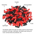 thumbnail image 4 of Unique Bargains 200pcs Rubber End Caps Cover Assortment 4mm Screw Thread Protector for Screw Bolt Black Red, 4 of 5