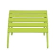 thumbnail image 7 of WestinTrends Malibu 12 Piece Adirondack Chairs Set, All Weather Poly Lumber Outdoor Patio Furniture Set Adirondack Chairs with Ottoman and Side Table, Lime, 7 of 7