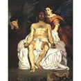 thumbnail image 3 of Manet, Edouard 12x14 Black Modern Framed Museum Art Print Titled - The Dead Museumist with Angels, 3 of 5