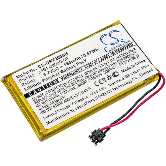 180mAh Garmin 361-00090-00 Battery for active HR