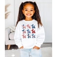 thumbnail image 2 of Patriotic Balloon Dogs Sweatshirt for Women, Teens, and Kids Fun Red White & Blue Sweater White Sweatshirt Youth Small, 2 of 5