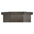 thumbnail image 4 of 46993BX Hinkley Lighting Facet - 30W 3 LED Medium Flush Mount-5 Inch Tall and 17.5 Inch Wide-Black Oxide Finish, 4 of 7