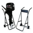 thumbnail image 3 of Outboard Motor Engine Trolley Stand Engine Carrier Transport Dolly, 3 of 11
