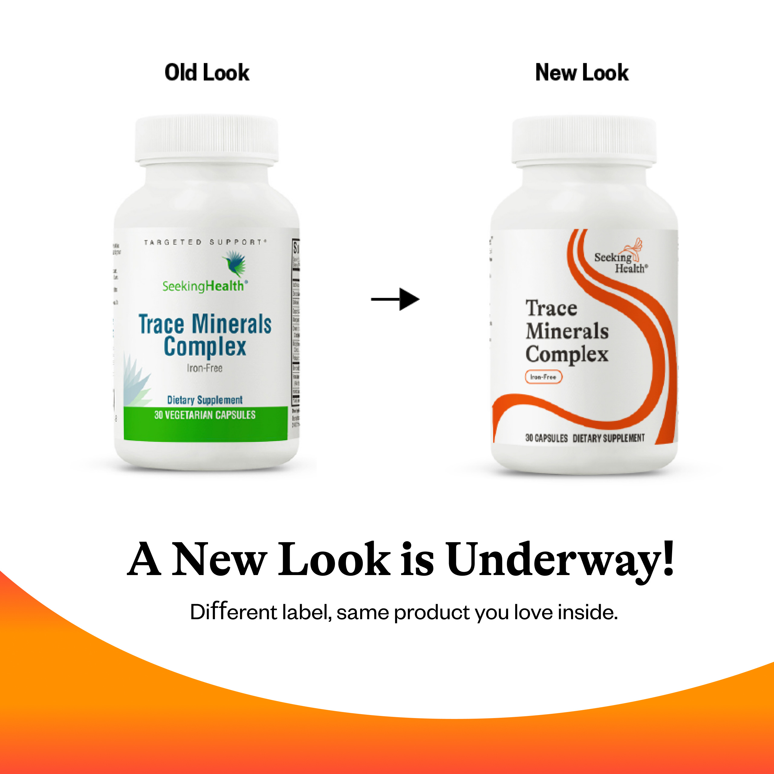 Seeking Health Trace Minerals Complex - Includes 10 Essential Trace Minerals - Mineral Supplement Supports Immune & Nervous System - Iron-Free - 30 Capsules