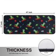 thumbnail image 5 of Kitchen Rugs Sets Of 2,Black Dinosaurs Space Surfing Pattern Anti Fatigue Kitchen Mat Rugs Non Slip Washable,Decorative Kitchen Floor Mats for Kitchen,Sink,Laundry,17"x47"+17"x47", 5 of 5