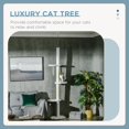 thumbnail image 3 of Árbol para Gatos PawHut Ajustable 225-255 cm con Rascadores, 3 of 9