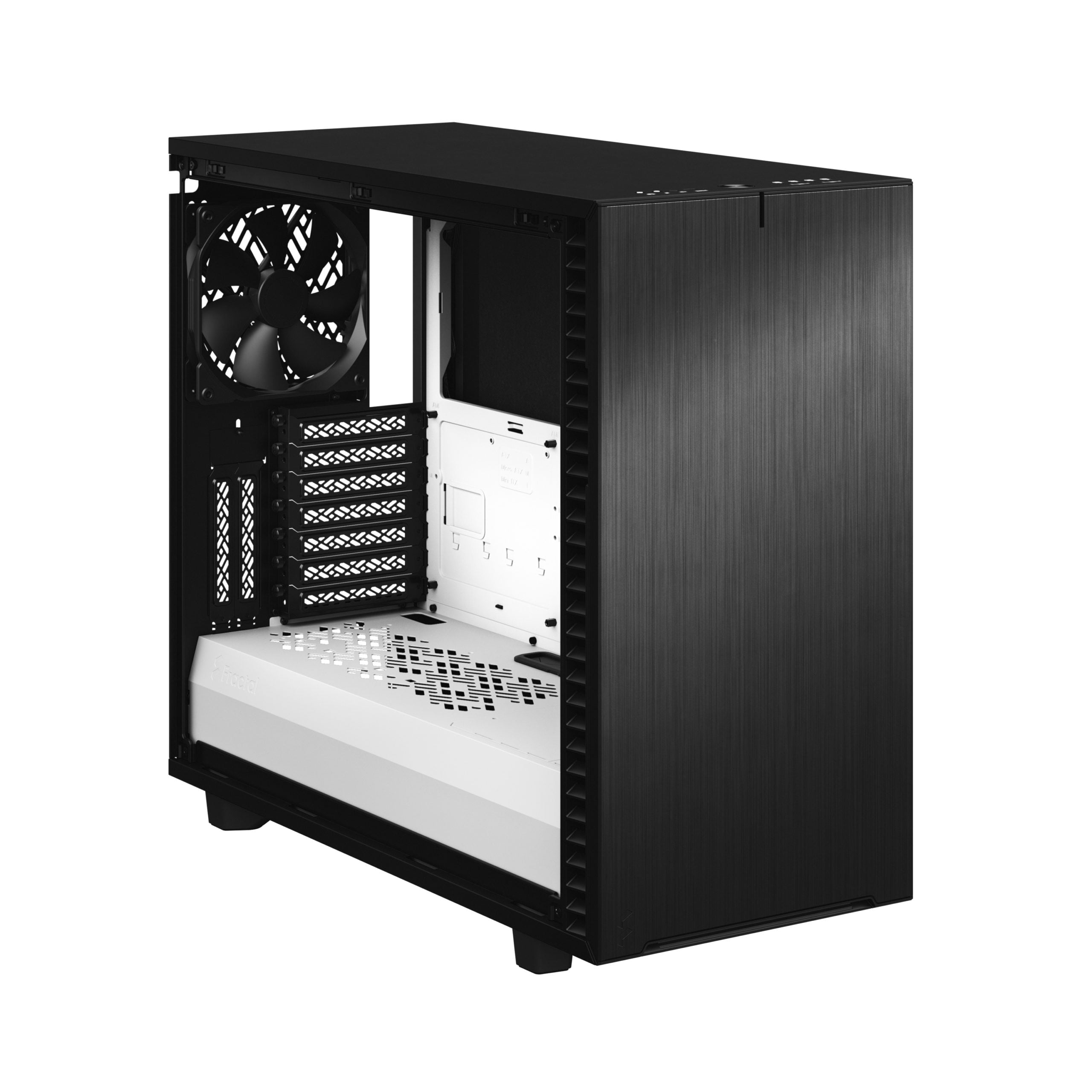 Fractal Design Define 7 Black/White TG Clear Tint - Walmart.com