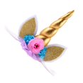 thumbnail image 1 of Niños Bebé Flor de Lentejues Cuerno Diademas Banda Cabello Elegante - Oro Yuyangstore Venda del pelo, 1 of 8